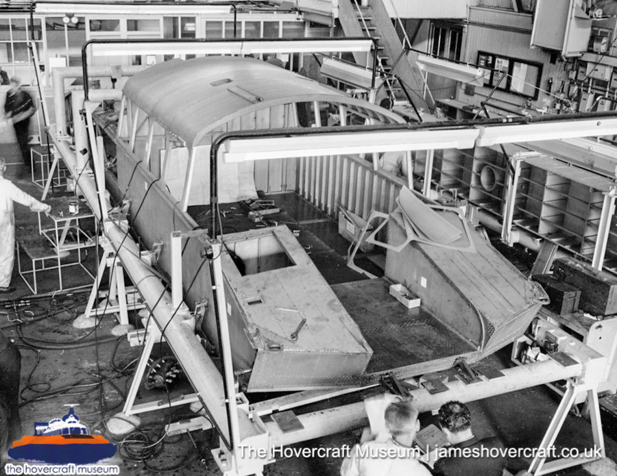 SRN6 close-up details - Factory (credit: The Hovercraft Museum Trust).